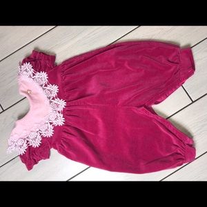 Vintage Baby Girl Romper